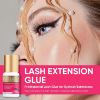  Eyelash Extension Glue, No Fume Lash Glue for Eyelash Extensions 6-8 Weeks Retention, Extra Strong Professional & Individual Lash Glue 5 ml