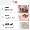  Eyelash Extension Glue, No Fume Lash Glue for Eyelash Extensions 6-8 Weeks Retention, Extra Strong Professional & Individual Lash Glue 5 ml