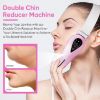 Double Chin Reducer Machine, Electric Face Lift Device Facial Massager, Double Chin Eliminator Face Lift Device 4 Modes with Red Blue Light, Lifting Saggy Skin& Shaping Double Chin