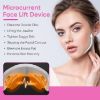 Double Chin Reducer Machine, Electric Face Lift Device Facial Massager, Double Chin Eliminator Face Lift Device 4 Modes with Red Blue Light, Lifting Saggy Skin& Shaping Double Chin