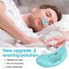 Anti Snoring Devices, Electric Snoring Solution for Men Women, Mini Sleep Aid for Blocked Nostrils, Wind Speed Double Eddy Current Anti Snoring Sleep Aid Device Suitable for Better Sleep