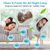 Anti Snoring Devices, Electric Snoring Solution for Men Women, Mini Sleep Aid for Blocked Nostrils, Wind Speed Double Eddy Current Anti Snoring Sleep Aid Device Suitable for Better Sleep