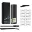Eyebrow Stamp Kit, One Step Eyebrow Stencil Kit Perfect Eyebrow Definer with Trimmer and Eyebrow Brush, Easy to Use Reusable Waterproof